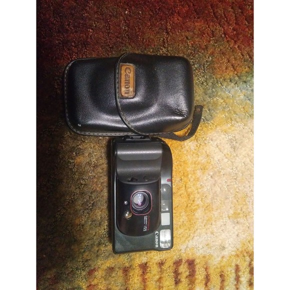 Canon Sure Shot Supreme Film 35 mm Camera With Original Case ~ WORKS
